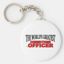 The World's Greatest Corrections Officer Keychains