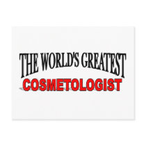 The World's Greatest Cosmetologist postcards by theworldsgreatest The World's Greatest Cosmetologist postcards