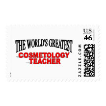 The World's Greatest Cosmetology Teacher Postage Stamps