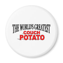 The World's Greatest Couch Potato magnets by theworldsgreatest The World's Greatest Couch Potato magnets