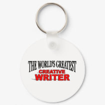 The World's Greatest Creative Writer keychains