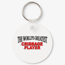 The World's Greatest Cribbage Player keychains