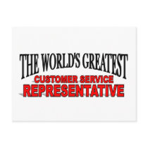 The World's Greatest Customer Service Representati postcards by theworldsgreatest The World's Greatest Customer Service Representati postcards