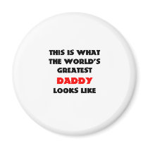 THE WORLDS GREATEST DAD magnets by edissler THE WORLDS GREATEST DAD magnets
