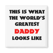 THE WORLDS GREATEST DAD magnets by edissler THE WORLDS GREATEST DAD magnets
