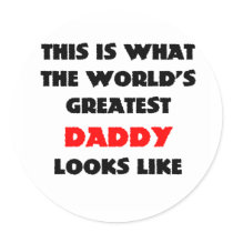 THE WORLDS GREATEST DAD stickers