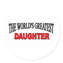 The World's Greatest Daughter stickers
