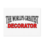The World's Greatest Decorator Postcard
