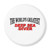 The World's Greatest Deep Sea Diver magnets by theworldsgreatest The World's Greatest Deep Sea Diver magnets