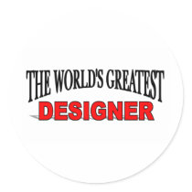 The World's Greatest Designer stickers