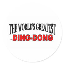 The World's Greatest DingDong stickers