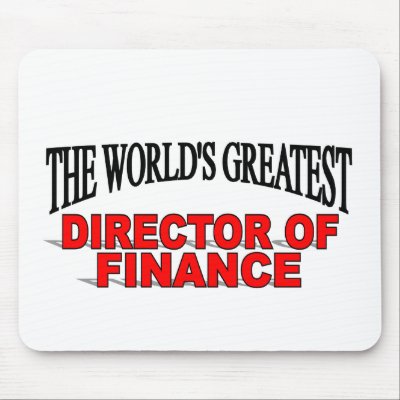 The World's Greatest Director of Finance Mouse Pads by theworldsgreatest