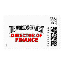 The World's Greatest Director of Finance postage