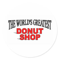The World's Greatest Donut Shop stickers