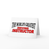The World's Greatest Driving Instructor cards by theworldsgreatest The World's Greatest Driving Instructor cards