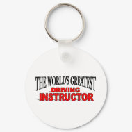 The World's Greatest Driving Instructor keychain