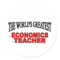 The World's Greatest Economics Teacher stickers by theworldsgreatest The World's Greatest Economics Teacher stickers