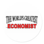 The World's Greatest Economist Stickers