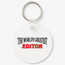 The World's Greatest Editor keychains