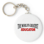 The World's Greatest Educator Key Chain