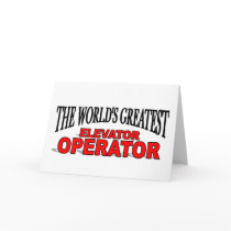 The World's Greatest Elevator Operator cards by theworldsgreatest The World's Greatest Elevator Operator cards