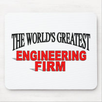 The World's Greatest Engineering Firm mousepads by theworldsgreatest The World's Greatest Engineering Firm mousepads