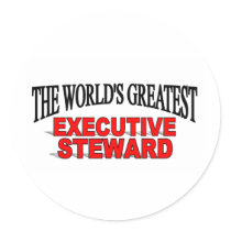 The Worlds Greatest Executive Steward stickers by theworldsgreatest The Worlds Greatest Executive Steward stickers