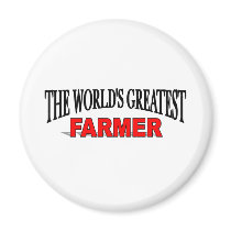 The World's Greatest Farmer magnets by theworldsgreatest The World's Greatest Farmer magnets