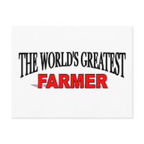 The World's Greatest Farmer postcards by theworldsgreatest The World's Greatest Farmer postcards