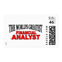 The World's Greatest Financial Analyst Postage Stamp