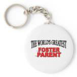 The World's Greatest Foster Parent Keychain