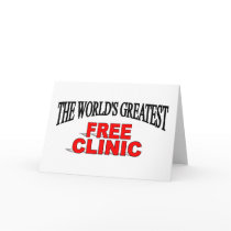 The World's Greatest Free Clinic cards by theworldsgreatest The World's Greatest Free Clinic cards