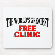 The World's Greatest Free Clinic mousepads by theworldsgreatest The World's Greatest Free Clinic mousepads
