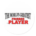 Der größte der Frisbee-Spieler der Welt sticker