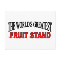 The World's Greatest Fruit Stand postcards