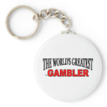 The World's Greatest Gambler Keychain