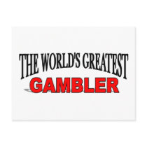 The World's Greatest Gambler postcards by theworldsgreatest The World's Greatest Gambler postcards