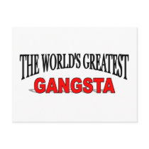 The World's Greatest Gangsta postcards by theworldsgreatest The World's Greatest Gangsta postcards