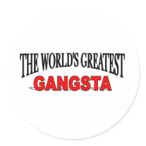 The World's Greatest Gangsta stickers by theworldsgreatest The World's Greatest Gangsta stickers