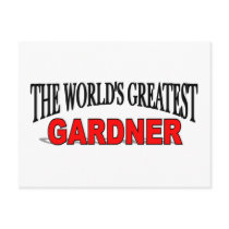 The World's Greatest Gardner postcards by theworldsgreatest The World's Greatest Gardner postcards