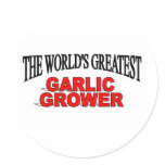 The World's Greatest Garlic Grower Sticker