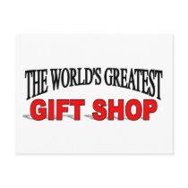 The World's Greatest Gift Shop postcards