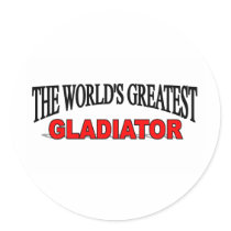 The World's Greatest Gladiator stickers by theworldsgreatest The World's Greatest Gladiator stickers