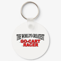 The World's Greatest Go-Cart Racer keychains