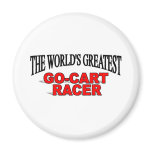 The World's Greatest Go-Cart Racer magnets