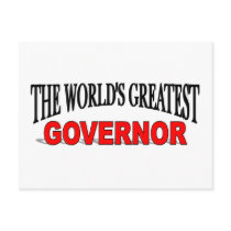 The World's Greatest Governor postcards