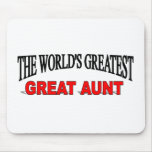 The World's Greatest Great Aunt Mouse Pad