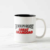 The World's Greatest Great Granddad Mug