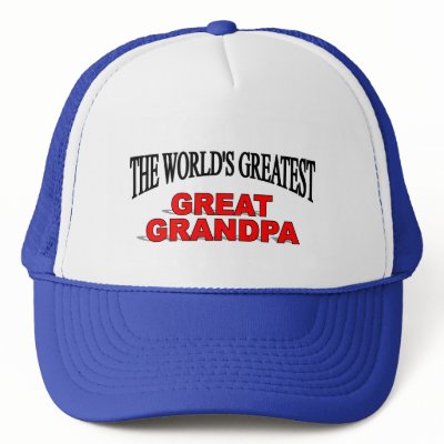 The World's Greatest Great Grandpa Mesh Hats