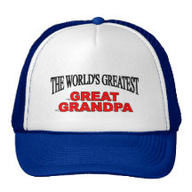 The World's Greatest Great Grandpa Mesh Hats